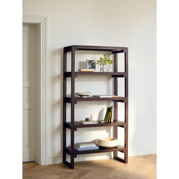 Bordo dižskābarža masīvkoka plaukts 94x180x37 cm Noru – noo.ma-image-1