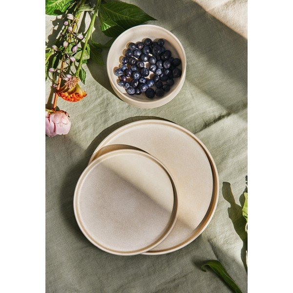 Bēšu keramikas trauku komplekts (12 gab.) Bonami Selection Malia-image-1