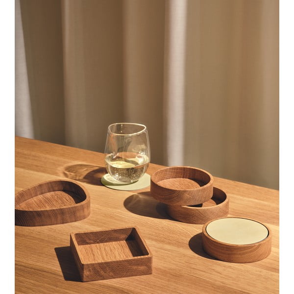 Dabīga toņa dekoratīva koka uzglabāšanas kaste 14x12,5x3 cm Curve S – LIND DNA-image-2