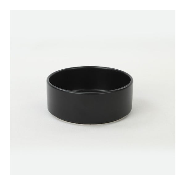 Melns māla servēšanas trauku komplekts (6 gab.) ø 14 cm – Hermia-image-2