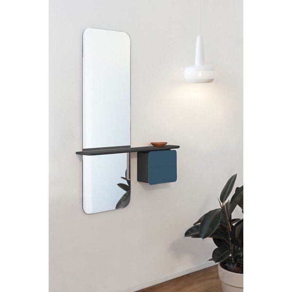 Zaļganzila/melna priekšnama iekārta ar ozolkoka imitāciju One More Look – UMAGE-image-1