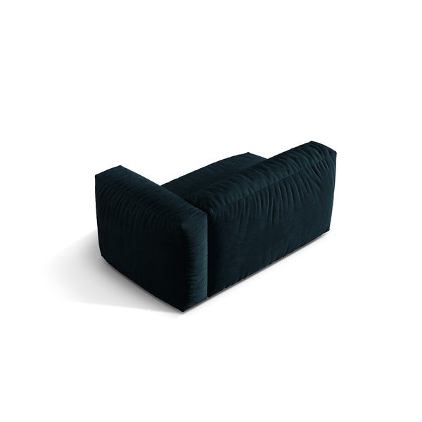 Tumši zila samta modulārā dīvāna daļa (ar labo stūri) Martina – Micadoni -image-2