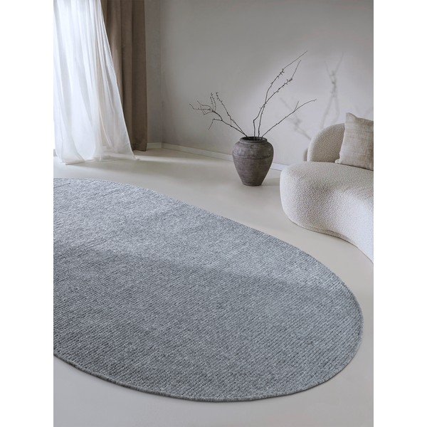 Pelēks ar rokām darināts vilnas paklājs 160x230 cm Francois – Villeroy&Boch-image-1