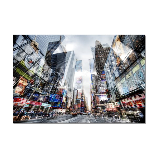 Image Styler Glas Crown Time Square, 80 x 120 cm