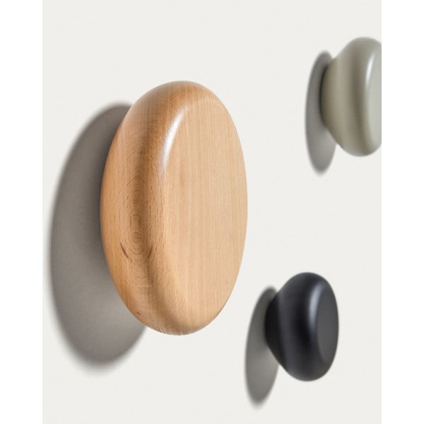 Koka sienas āķi (3 gab.) Nadue – Kave Home-image-1