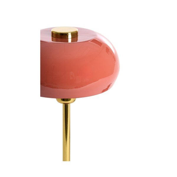 Lašrozā galda lampa ar metāla abažūru (augstums 34 cm) Surin – Light & Living-image-2