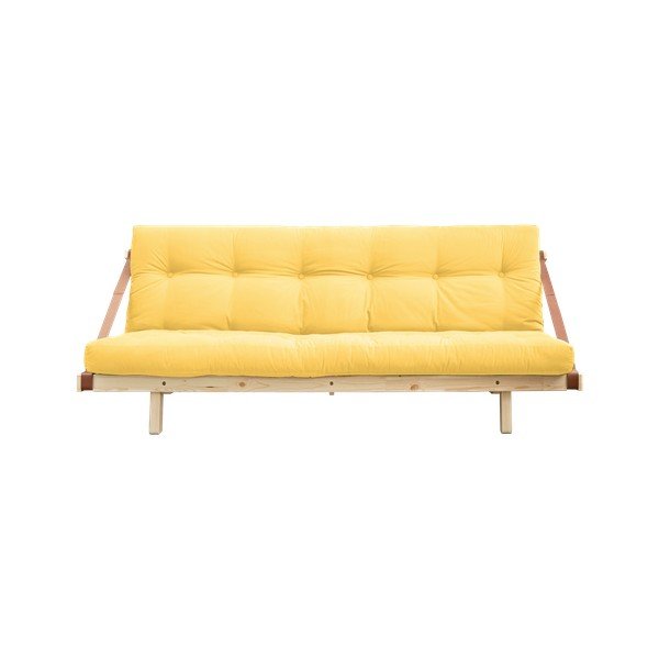 Izvelkamais dīvāns Karup Design Jump Natural Clear/Yellow