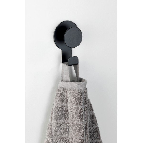 Matēti melns sienas āķis Wenko Blandas-image-1