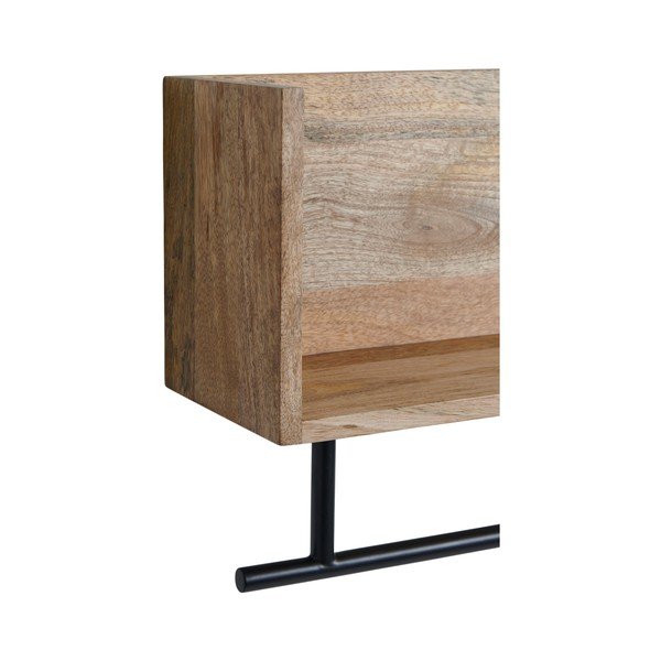Dabīga toņa mango masīvkoka sienas plaukts 65 cm Sofie – Ellos Home-image-4