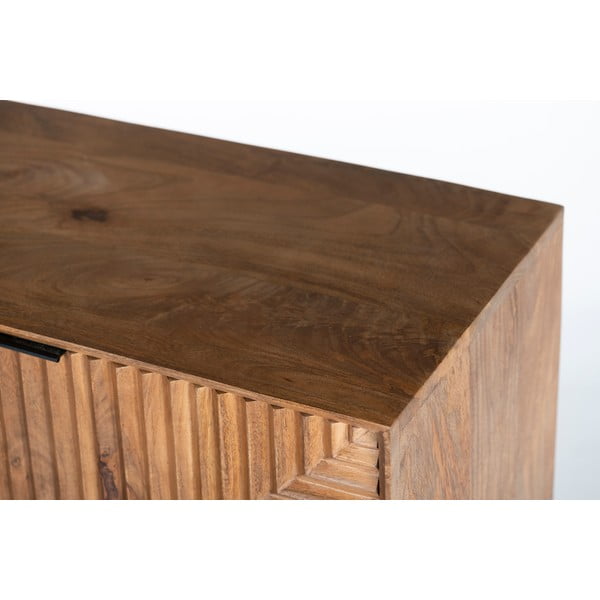 Dabīga toņa mango masīvkoka TV galdiņš 160x58x40 cm Nereida – MOME-image-1