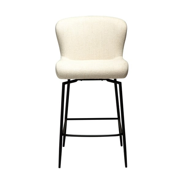 Krēmkrāsas polsterēts bāra krēsls (sēdekļa augstums 67,5 cm) Glam – DAN-FORM Denmark-image-2