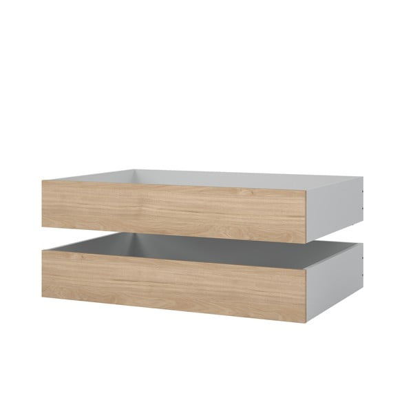 Dabīga toņa atvilktnes zem gultas (2 gab.) Naia – Tvilum-image-3