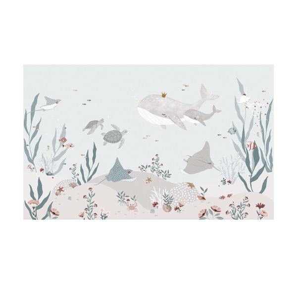 Bērnu tapetes 400 cm x 248 cm Dreamy Seabed – Lilipinso