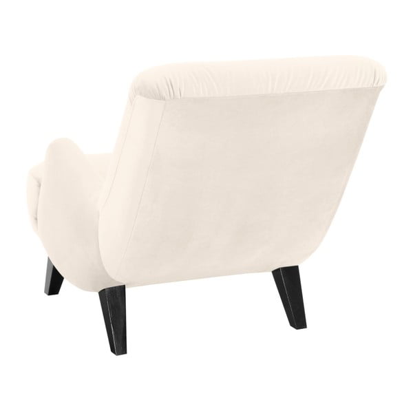 Krēmkrāsas krēsls ar melnām kājām Max Winzer Brandford Suede-image-1
