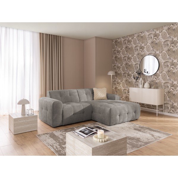 Pelēks stūra dīvāns (ar labo stūri/ar zvilni) Melva – Ropez-image-1