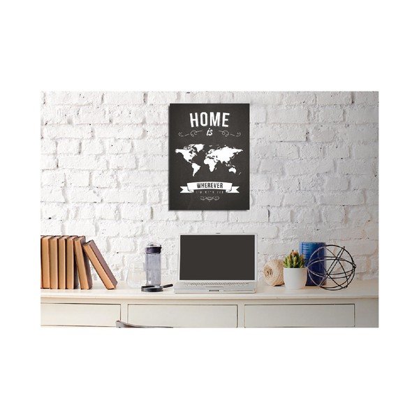 Sienas glezna uz audekļa Mājas, 30 x 40 cm-image-2