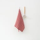 Lina trauku dvielis 45x65 cm Red Gingham – Linen Tales