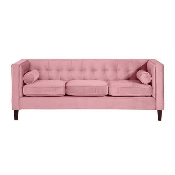 Rozā dīvāns Max Winzer Jeronimo, 215 cm