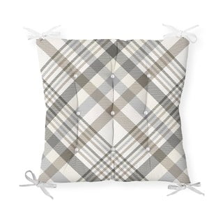 Spilvendrāna Minimalist Cushion Covers Gray Brown Flannel, 40 x 40 cm