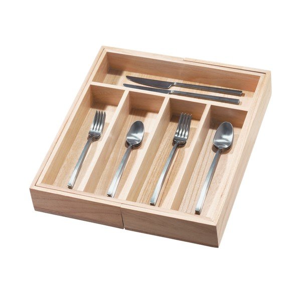 Galda piederumu organizators no paulovnijas koka iDesign Eco-image-3