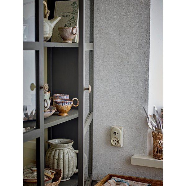 Pelēka egles masīvkoka piekarināma vitrīna 85x100x25 cm Tone – Bloomingville-image-2