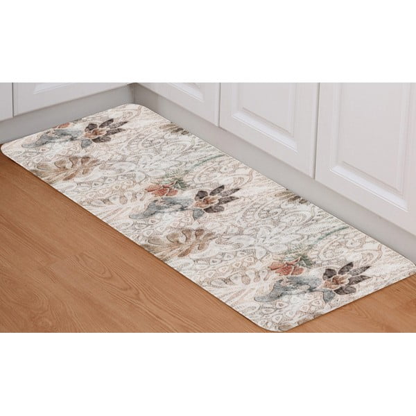 Bēšs mazgājams celiņa paklājs 58x240 cm Vintage Garden – Oyo Concept-image-4