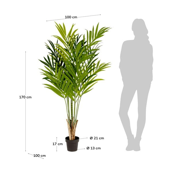 Mākslīgais bambuss (augstums 170 cm) – Kave Home-image-2