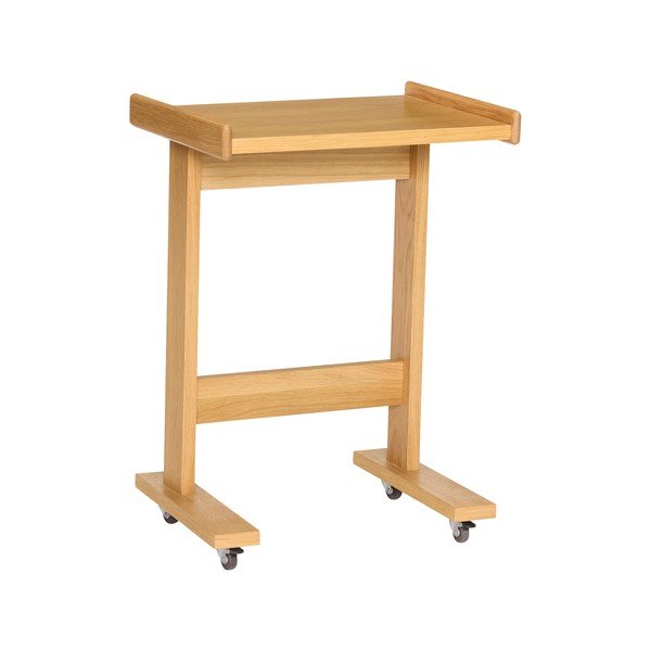 Sānu galdiņš ar ozolkoka imitāciju 35x48 cm Less – Hübsch-image-3