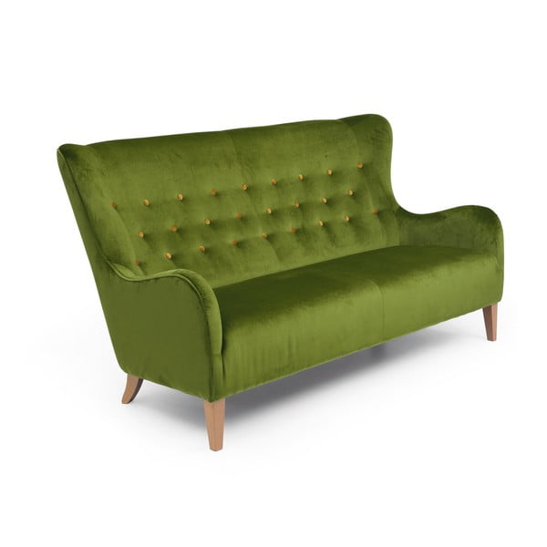 Zaļš dīvāns Max Winzer Medina, 190 cm