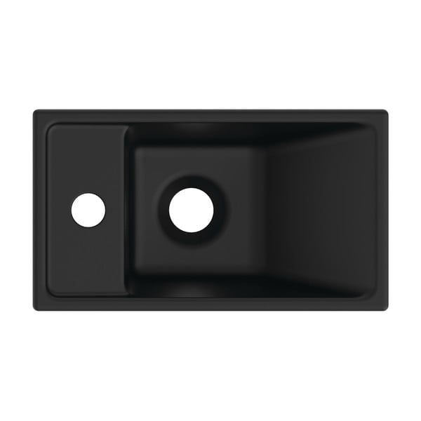 Matēti melna keramikas tualetes izlietne 37x21 cm i.Life S – Ideal Standard-image-2