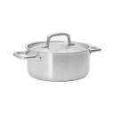 Nerūsējošā tērauda katls ar vāku piemērots indukcijas plītij 4 l Lucca 3.0 – FABINI