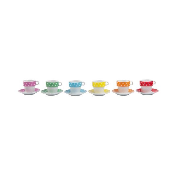 6 Espresso krūžu komplekts ar statīvu Mini Dots-image-4