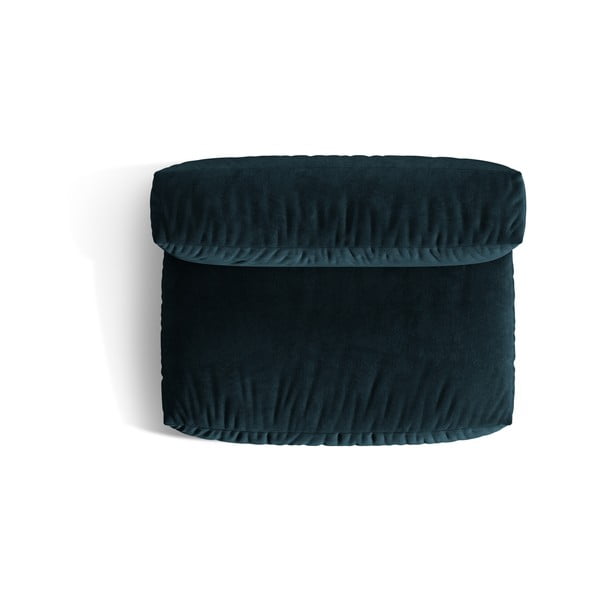 Tumši zila samta (vidējā moduļa) modulārā dīvāna daļa Martina – Micadoni -image-3