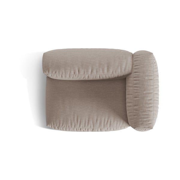 Bēša modulārā dīvāna daļa (ar labo stūri) Martina – Micadoni Home-image-3