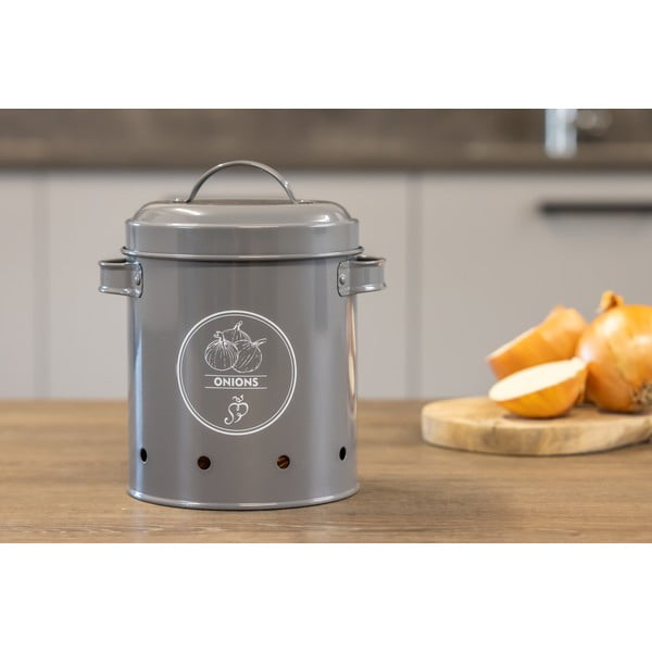 Tērauda konteiners sīpoliem un ķiplokiem Secret Du Potager – Esschert Design-image-4