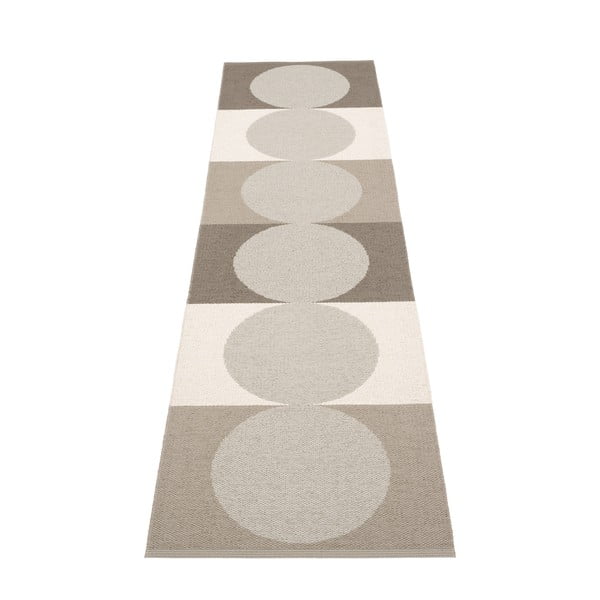 Pelēks/krēmkrāsas iekštelpu un āra celiņa paklājs 70x280 cm Otto Clay – Pappelina-image-2