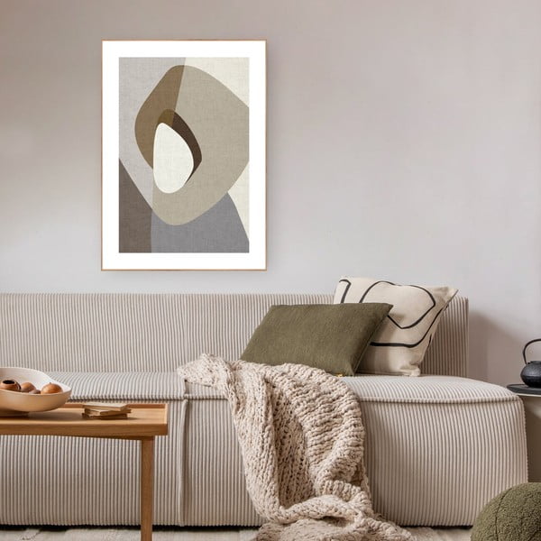 Glezna 70x100 cm Picasa Greige – Malerifabrikken-image-1