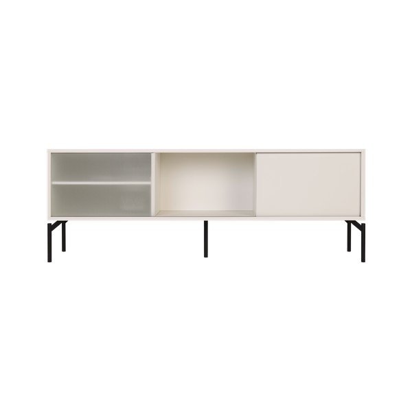 Pelēkbēšs TV galdiņš 160x60x42 cm Met – noo.ma-image-2