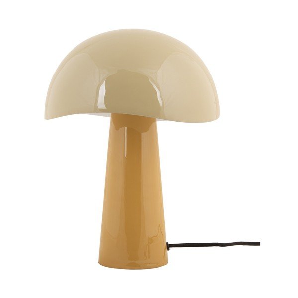 Okera dzeltena galda lampa ar metāla abažūru (augstums 33 cm) Grato – Leitmotiv