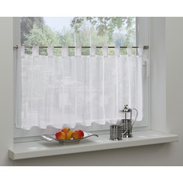 Balts aizkars 48x140 cm – Gardinia-image-1