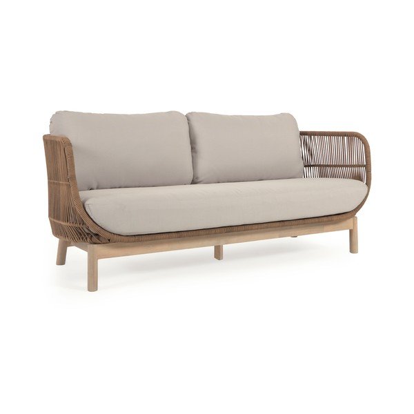 Bēšs polsterēts dārza dīvāns Catalina – Kave Home