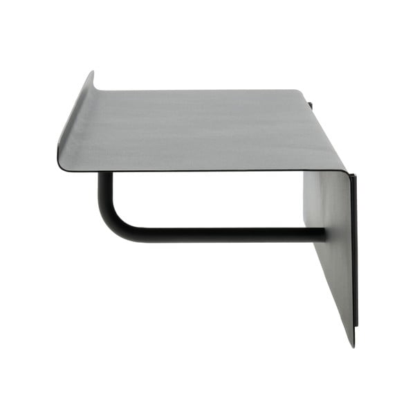 Melns tērauda sienas pakaramais ar plauktu 21,5 cm A-Coat – Zone-image-4