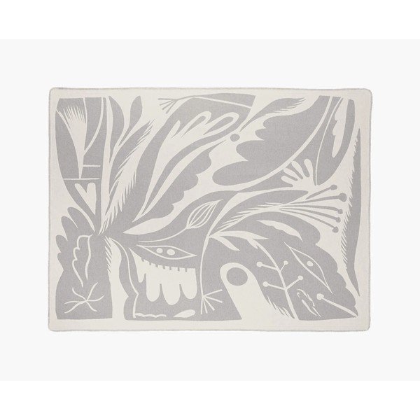 Gaiši pelēks pleds 165x200 cm Lino – noo.ma-image-4