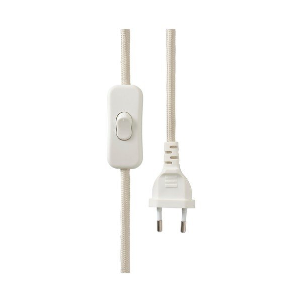 Balta/sudraba krāsas polirezīna galda lampa (augstums 53 cm) Swan – Ellos Home-image-4