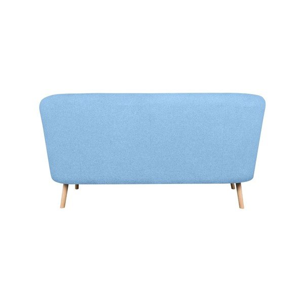 Gaiši zils divvietīgs dīvāns Kooko Home Pop-image-4