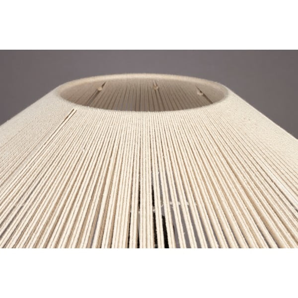 Melnbalta galda lampa ar auduma abažūru (augstums 62 cm) Elon – Dutchbone-image-4