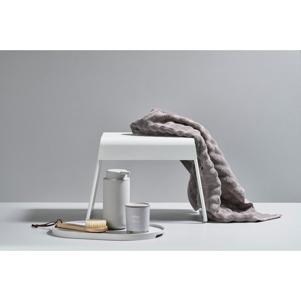 Balts tērauda taburete Zone A-Stuff-image-2