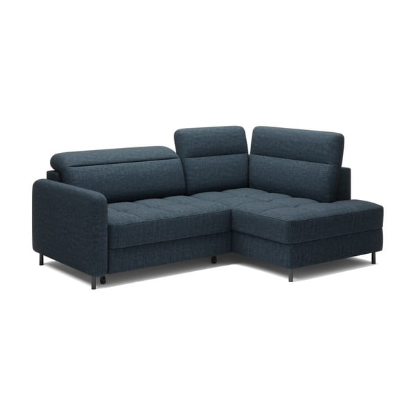 Zils samta salokāms/ar uzglabāšanas vietu stūra dīvāns (ar labo stūri/L veida) Barea – ELTAP-image-2