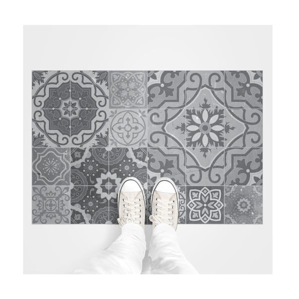 Ūdensizturīga grīdas uzlīme Ambiance Grey Stones, 90 x 60 cm