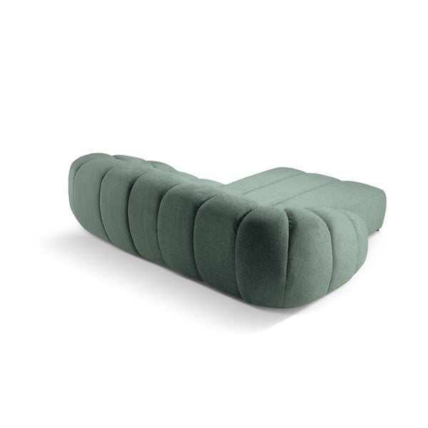 Gaiši zaļš stūra dīvāns (ar kreiso stūri) Diana – Micadoni -image-3